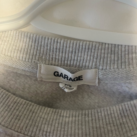 Garage cropped sweatshirt - Picture 2 of 2